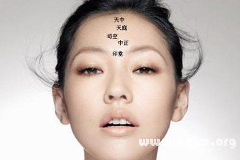 梦见前额