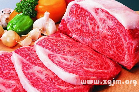 梦见猪肉