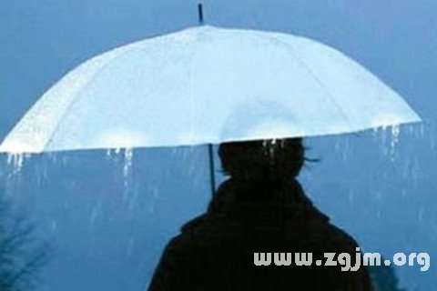 梦见雨伞